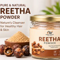 First Fruit Natural Reetha Powder | Herbal Hair Cleanser | 100g