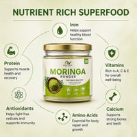 First Fruit Natural Moringa Powder | 100% Pure & Natural | 100g