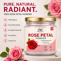 First Fruit Natural Rose Petal Powder | Natural Skin Care | 100g