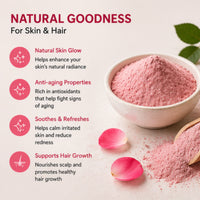 First Fruit Natural Rose Petal Powder | Natural Skin Care | 100g