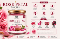First Fruit Natural Rose Petal Powder | Natural Skin Care | 100g